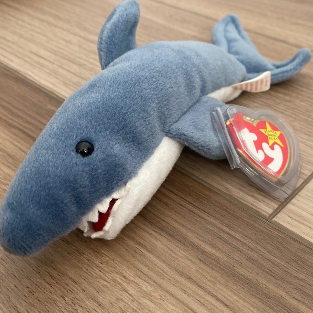 Beanie baby Original - Crunch - MINT CONDITION WITH HANG TAG PROTECTOR